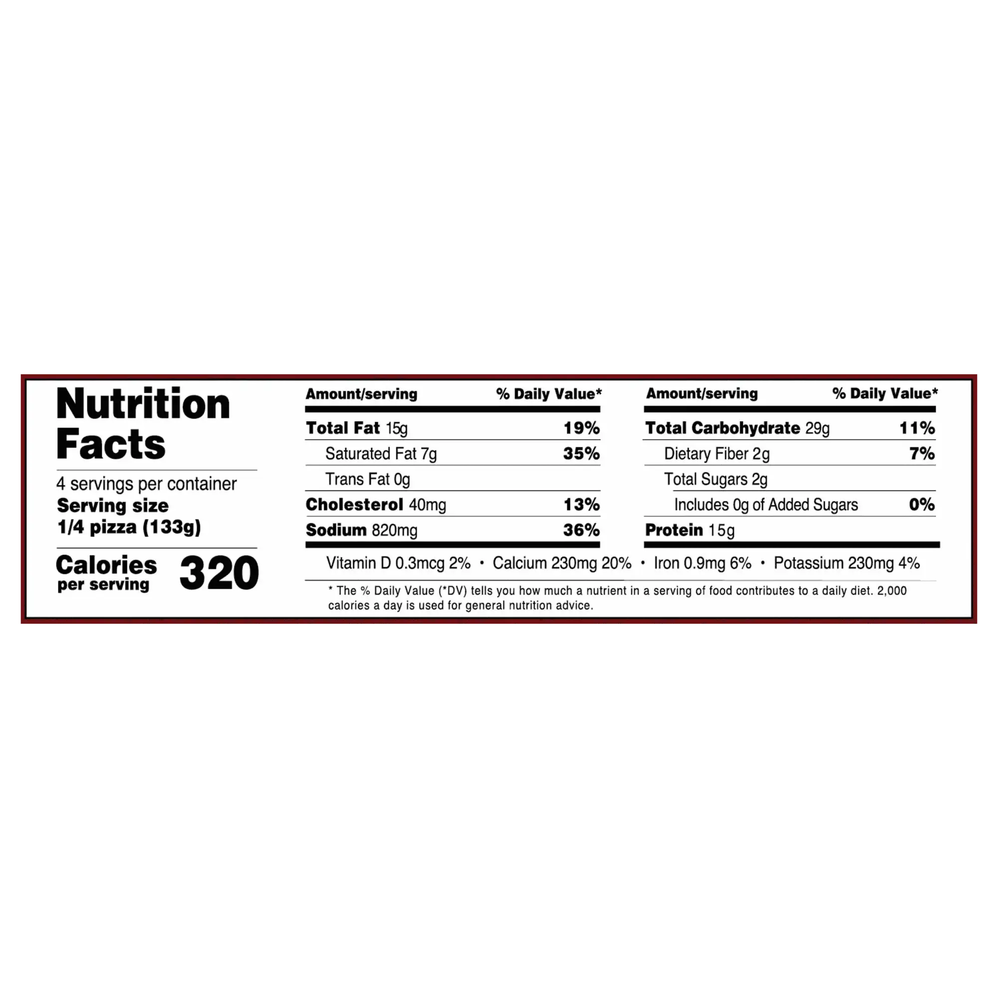 Nutrition Information